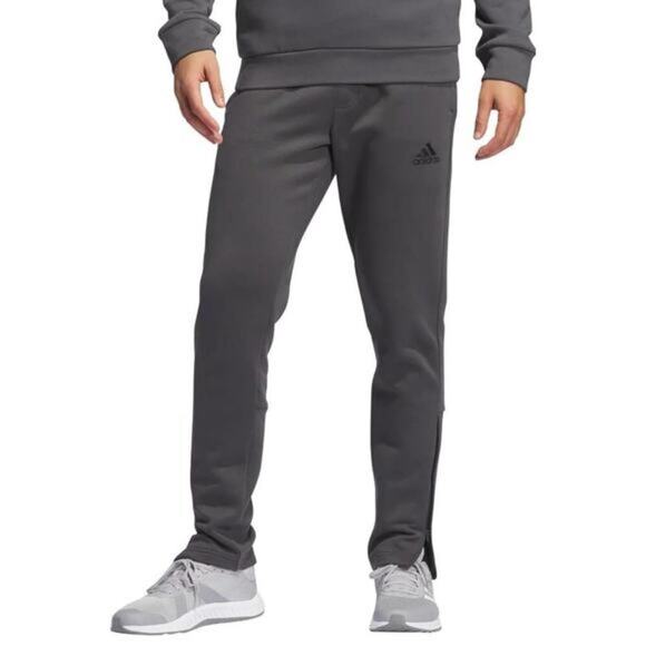 adidas Men’s‎ Regular Fit Zippered Ankle Openings Jogger - Gray (Gresix), Medium - Picture 1 of 4